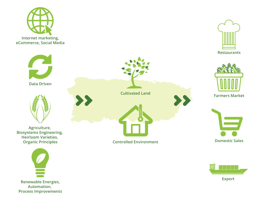Growing Puerto Rico innovation pipeline infographic